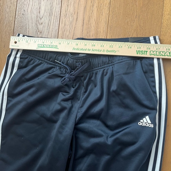 NEW Adidas Women's Dark Blue Joggers with White Stripes - Picture 14 of 15